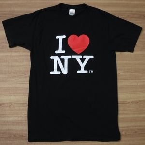 I Love New York Crewneck Short Sleeve Shirt